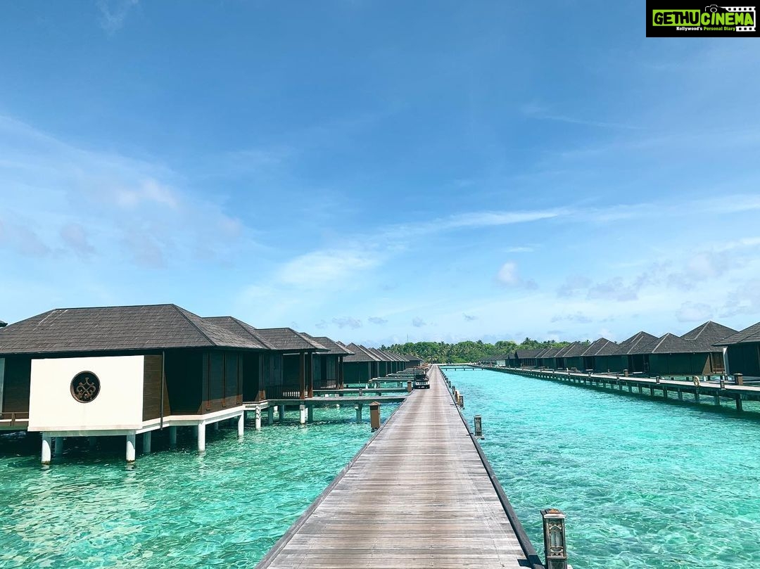 Nidhhi Agerwal Instagram - What a beautiful place 💙 Maldives