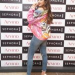 Nidhhi Agerwal Instagram - Thank you so much @sephora_india and Mr. Vivek Bali for having me launch the brand in Hyderabad! I had a blast 😊 and for all the gifts 😋💕 #sephora 🐯💥