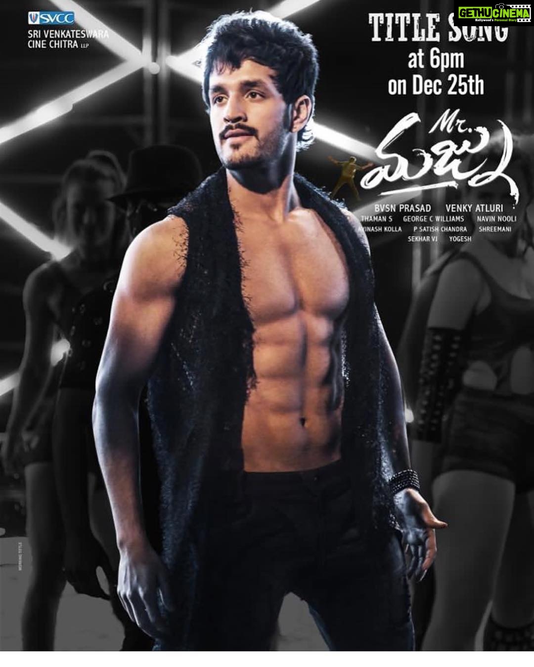 Nidhhi Agerwal Instagram - The super catchy song #mrmajnu out on the 25th! @akkineniakhil hero sir you’ve worked super hard for this one and killed it! All 8 biscuits are there! 💪🏼 Wait for it 💥 @venky_atluri @george_dop