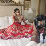 Nidhhi Agerwal Instagram - #traveltuesday 💥 @youandimag Outfit: @anushreereddydesign from @angasutrastyle Jewellery: @Musaddilalgemsjewels Makeup and hair: @officialsandysartistry Styled by @officialanahita Pic: @nikkhil_bareli