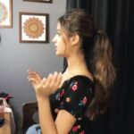 Nidhhi Agerwal Instagram - When you’re doing your own hair and you actually get it right.. 💁🏻‍♀️ #bts of something coming soon 😊