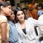 Nidhhi Agerwal Instagram - For Children’s Day! At Pega #teachforchange ❤️ I had such a wonderful time with the kids.. completely enjoyed their performances! 💪🏼✨ Styling- @anishagandhi3 @rochelledsa