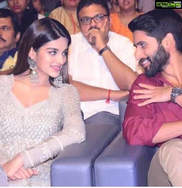 Nidhhi Agerwal Instagram - Had a great pre release function, thank you for all the love β€οΈ see you in the theatres on November 2nd ππΌβ¨ from Vikram and Chitra π₯ #savyasachi 4 days to go!! @chayakkineni @chandoo.mondeti @mythriofficial @actormaddy
