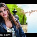 Nidhhi Agerwal Instagram – Our first song from #savyasachi 😍 @chayakkineni @mythriofficial @chandoo.mondeti 
Link in bio