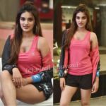 Nidhhi Agerwal Instagram - #getsetdefy @dfysport #fitness #gymwear Mumbai, Maharashtra