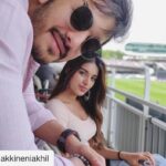 Nidhhi Agerwal Instagram - Thank you so much my hero 💥🤗 we are going to kill it this year 🌈 missing our shoot! Let’s start like now... #Akhil3 Lords Cricket Ground London England