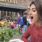 Nidhhi Agerwal Instagram – New way of eating salad 😂 London, United Kingdom