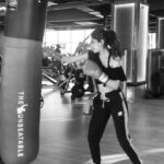 Nidhhi Agerwal Instagram - Getting ready to beat the shit out of ............... 👊🏻 #dontmesswithmebro #fitness @sr07official