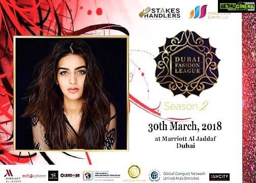 Nidhhi Agerwal Instagram - Come join me, Nidhhi Agerwal as Fashion Designers across Asia present their latest collection during the Dubai Fashion League Season 2, 29-31 March in Dubai. #Dubai #DFLUAE #Fashion #nidhhiagerwal#celebrities #dubaifashionleague #DFLseason2 @dfluae @superstarsllp