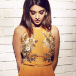 Nidhhi Agerwal Instagram - You make me blush 🎃☺️ For @perniaspopupshop @perniaq HMU- @harryrajput64 📸- @keegancrasto Grandmama's Cafe, Juhu