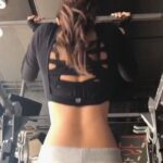 Nidhhi Agerwal Instagram - Some pull ups! 🙌🏼 with a band.. hoping to do it without one soon. ps (this was my 5th set) #fitness @sr07official @shariquealy