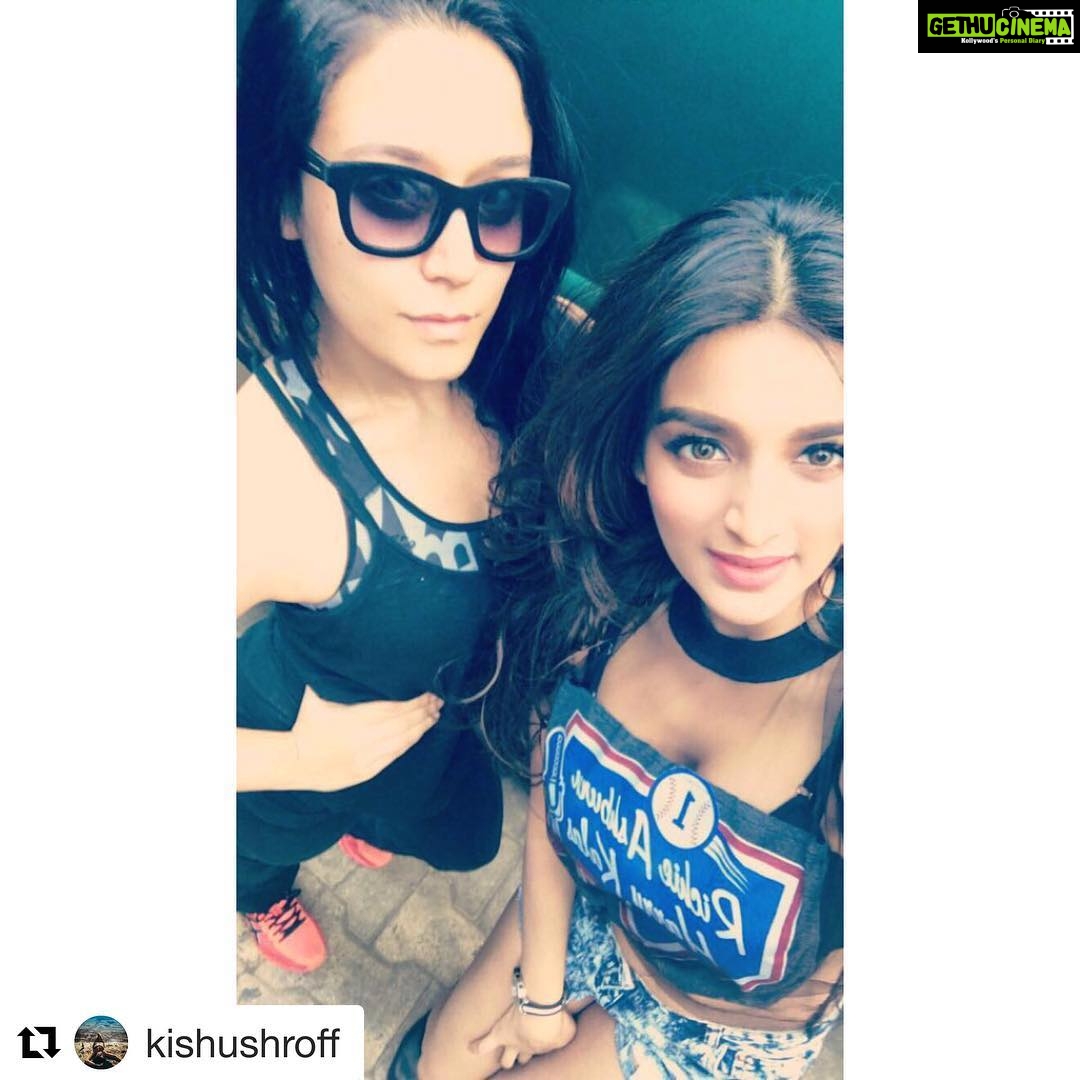 Nidhhi Agerwal Instagram - Happy Birthday my hottest partner in crime! Love you ❤️😍😘