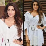 Nidhhi Agerwal Instagram – Congratulations on your book @missmalini 🤗 
Styling- @rochelledsa  @anishagandhi3 wearing @appapop @trufflecollectionindia