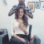 Nidhhi Agerwal Instagram - Hair by the super talented @amityashwant_hair at @manemaniac_hairstudio 🦋🌈💇🏻‍♀️