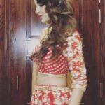 Nidhhi Agerwal Instagram - Desi today! ✨ Styling- @anishagandhi @rochelledsa wearing @chameeandpalak Jewels- @aquamarine_jewellery