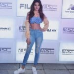 Nidhhi Agerwal Instagram - Had an amazing time kicking some ass in my #nike sneakers with #myntrasneakerclub 👟 @myntra @nike @nikesportswear @toastevents_in @harshad.toast