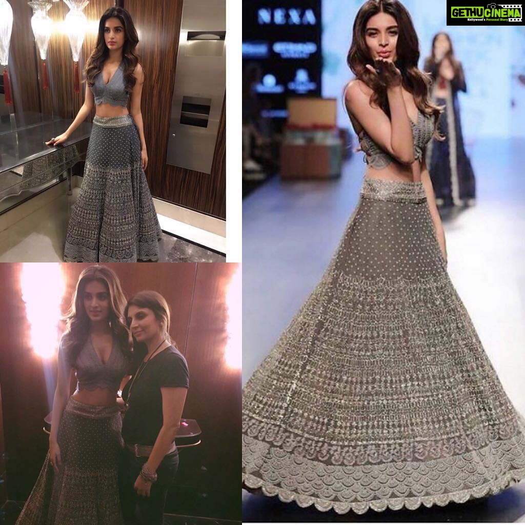 Nidhhi Agerwal Instagram - Had a lovely time at @lakmefashionwk for @jade_bymk thanks for making my first #lfw walk so special! ✨💋