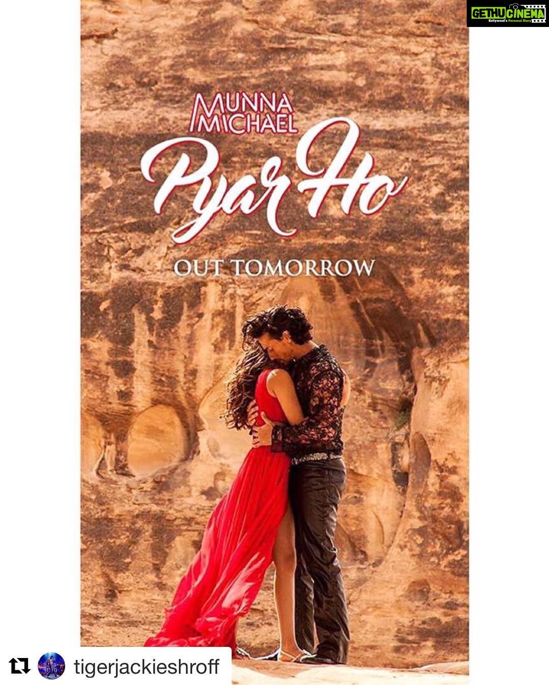 Nidhhi Agerwal Instagram - #Repost @tigerjackieshroff (@get_repost) ・・・ #PyarHo...