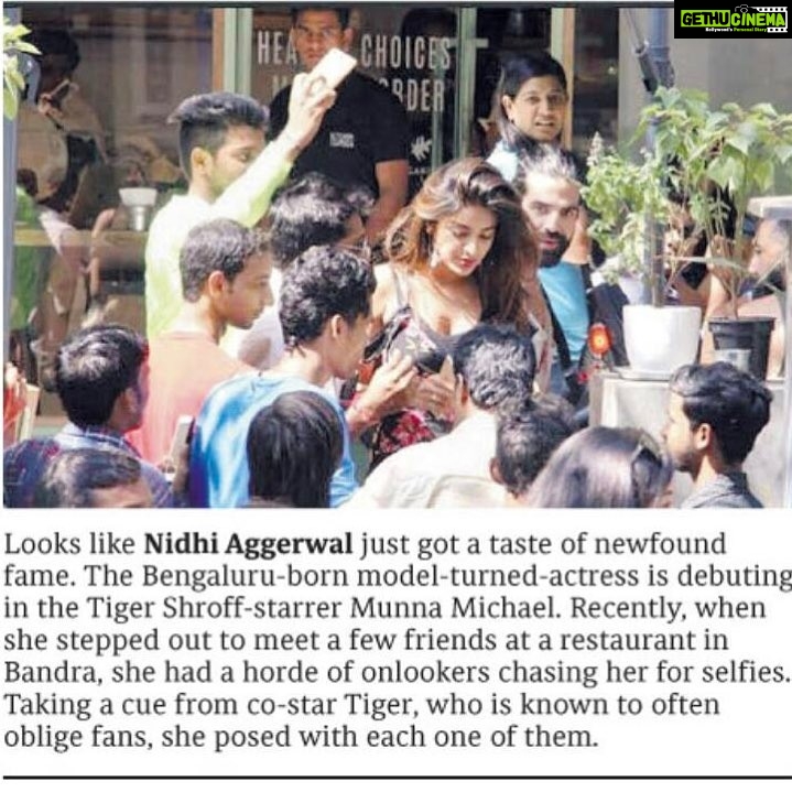 Nidhhi Agerwal Instagram - Such a sweet article.. it all feels unbelievable and surreal sometimes.. thank you @middayindia for this piece