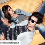 Nidhhi Agerwal Instagram - 😎 @flyingmachine80 #Repost @sushantsinghrajput with @repostapp ・・・ Check out the new collection of @flyingmachine80