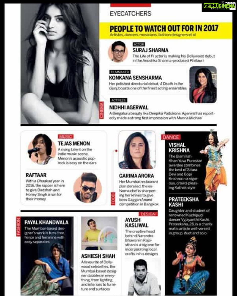 Nidhhi Agerwal Instagram - Thank you @india.today 😊 #munnamichael