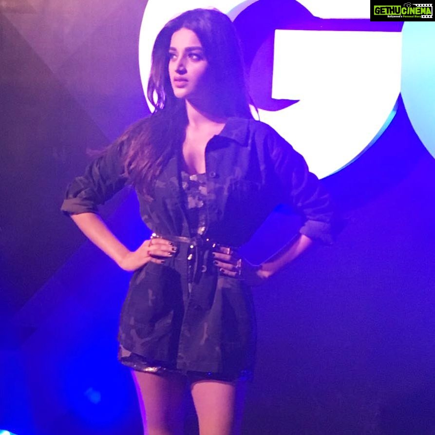 Nidhhi Agerwal Instagram - Candid moment at @gqindia #gqindia Makeup and hair @shaanmu 😘 Styled by @shaleenanathani ✨