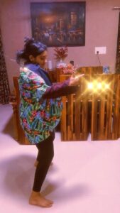 Nivetha Thomas Instagram - Tis the season to be jolly! Okay 😂 Experiencing the experience that Akhanda was