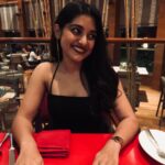 Nivetha Thomas Instagram - I respect the waiting time (reasonable) after an order at a restaurant. My gaze will slowly shift to the upholstery, furniture designs, seating arrangement, chefs cooking, other people eating, menu a 66th time, at my empty plate, while imagining how to destroy the meal once it comes. That’s the drill. I’m happy. #willonedaystepoutagain #sorandom