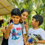 Nivetha Thomas Instagram – Thomas, George and Ms.Thomas
#mylilbrothers