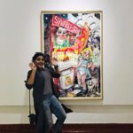 Nivetha Thomas Instagram - Channelling emphasis onto the paintings. #VanessaBaird
