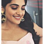 Nivetha Thomas Instagram - ‪🌸‬ •Summer dress by @springdiariesstore •Statement Taj earrings by @pratima_jukalkar •Styled by @jukalker •Makeup & hair by @sadhnasingh1 , Sadhik