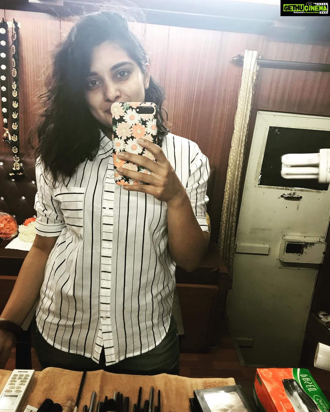 Nivetha Thomas Instagram - What’s brewing? 😊 #livingmydream #moviemaking