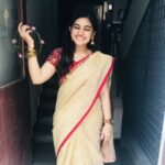 Nivetha Thomas Instagram - Sarees speak!