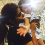 Nivetha Thomas Instagram - The-best kinda company 😊 #babies Especially when they choose you over a thousand others in an airport! #traveljournal