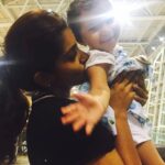 Nivetha Thomas Instagram – The-best kinda company 😊 #babies Especially when they choose you over a thousand others in an airport! #traveljournal