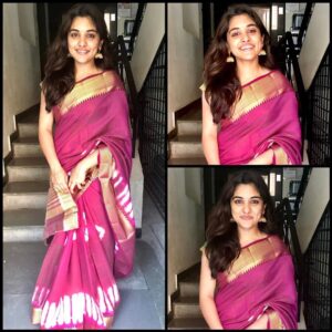 Nivetha Thomas Instagram - Ellavarkum Vishudhina Aashamsakal! 😊 Iniye Thamizh Puththaandu nalvaazhthukkal! 😊🌟🌟 #happyVishu #happytamilnewyear