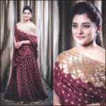 Nivetha Thomas Instagram - For #zeeApsaraawards in @zorayatales Thank you @neeraja.kona ❤😊#zeeapsaraawards2017