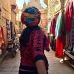 Nivetha Thomas Instagram – ‘Hand-holding couple’ replica 😄 Picturesque location calls for a pose you see! 😊 Golden Fort – Jaisalmer