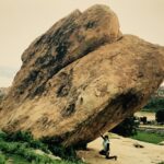 Nivetha Thomas Instagram - Bahubali moment 😅 #hampi