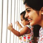 Nivetha Thomas Instagram - Innocence, laughter, love.... Unconditional love! Things we learn from young ones... Punya ❤️