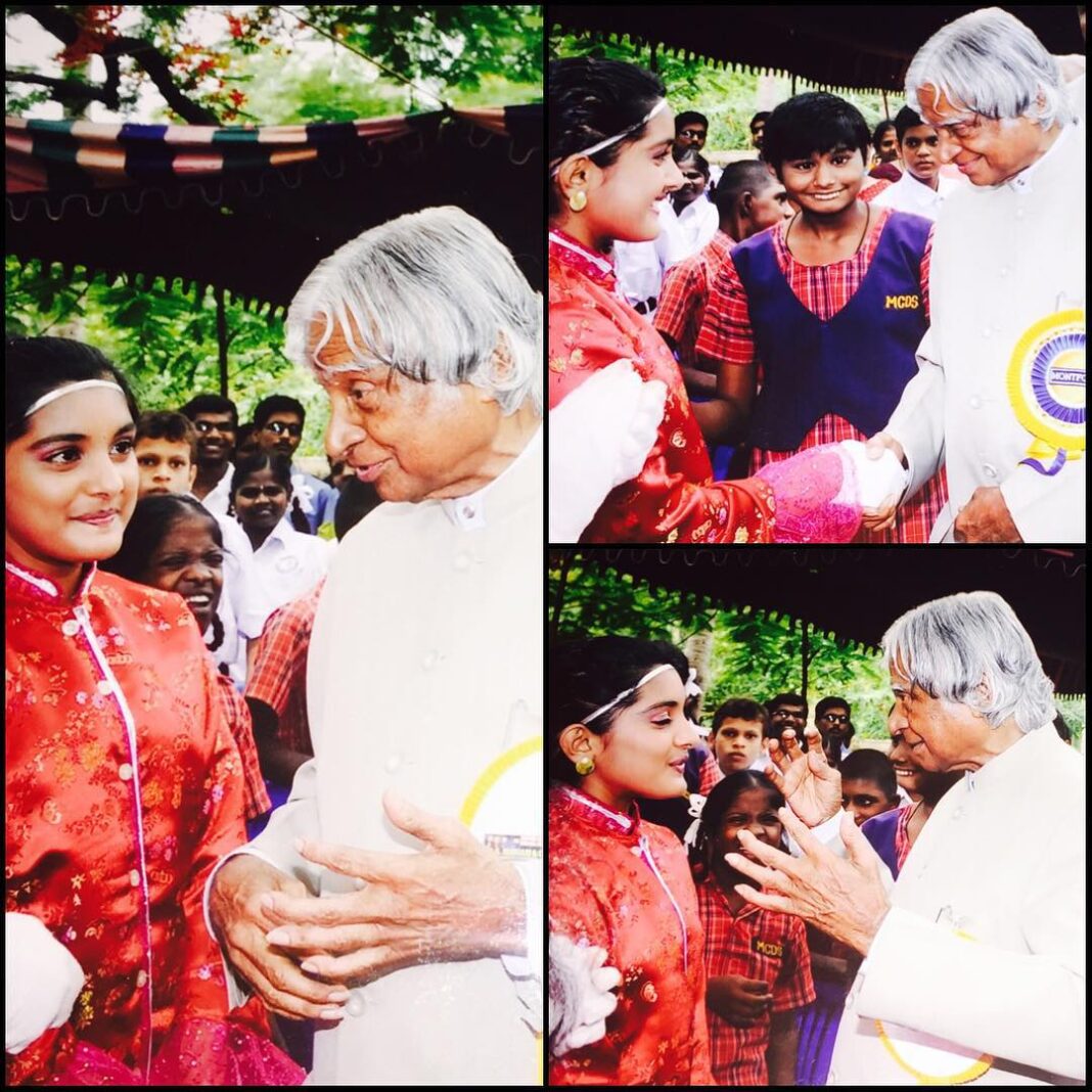 Nivetha Thomas Instagram - Every action in your life made an impact! And from now one, we will make it happen! , as you always wanted! Rest in Pride Abdul Kalam sir