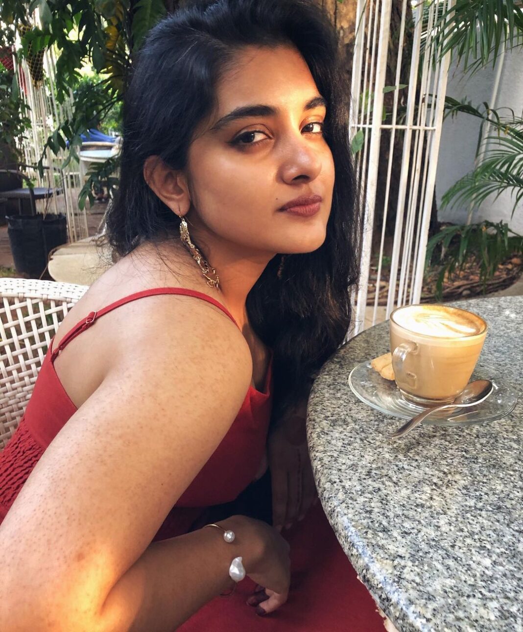 Nivetha Thomas Instagram - A beautiful evening! Just me and my keratosis hanging out with coffee 😊