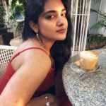 Nivetha Thomas Instagram – A beautiful evening! Just me and my keratosis hanging out with coffee 😊