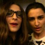 Parineeti Chopra Instagram – Sonam has made me laugh so much!! . And also convinced me to join snapchat!! @sonamkapoor @arjunkapoor