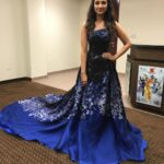 Parineeti Chopra Instagram - In Georges Chakra!! My gown's train was longer than the red carpet hahaha. @sanjanabatra @artinayar #sangeetahegde