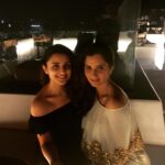 Parineeti Chopra Instagram – The bday girl and I coordinated clothes and hair styles !!! Hahahah party beginss @mirzasaniar