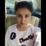 Parineeti Chopra Instagram – Even my sweatshirt is telling me to cheer up. Dear sweatshirt, do you realise how early in the morning it is?? #Grumpy #MorningPersonNOT