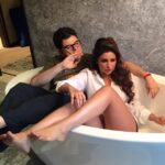 Parineeti Chopra Instagram - Behind the scenes!! @dabbooratnani @nitashagaurav