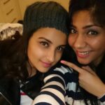 Parineeti Chopra Instagram - No filter is the best filter!! Freezing london with the love of my life :) #namrata4u #selfie