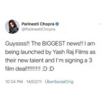 Parineeti Chopra Instagram - HOW IT STARTED. 9 years .. Thankyou 💕